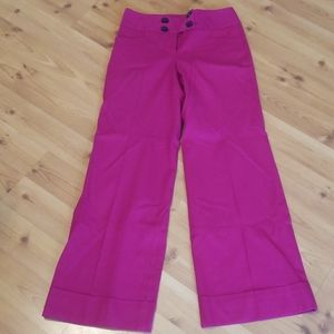 Magenta wide leg size 4 Express pants